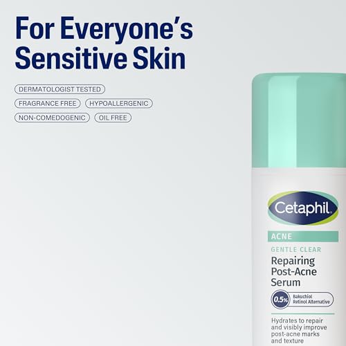 Cetaphil Gentle Clear Post-Acne Skin Serum, Bakuchiol Retinol Alt, 1oz - image 7