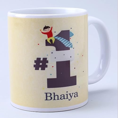 Image of Rakhi with Coffee Mug Gift Combo for Rakshabandhan | Rakhi Gift for Brother | Rakhi for bro | Rakhi and Roli Chawal, Rakhi Gift for Brother (03)