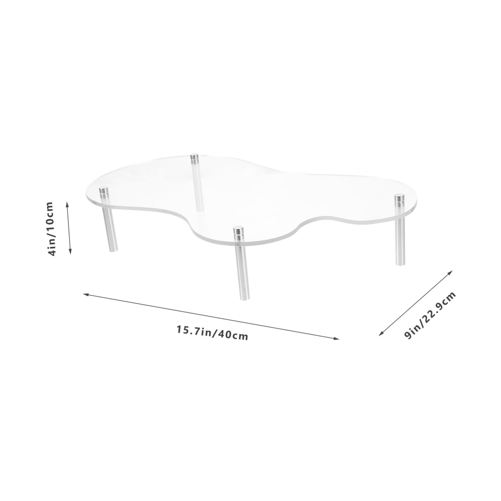 IWOWHERO 1 Set Clear Acrylic Cupcake Stand Dessert Display Riser Cupcake Holder Cake Stands for Dessert Table Ice Cream Display Stand Dessert Stands Display Shelves Cake Display Stand Metal