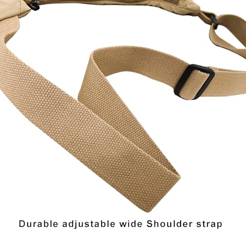Image of Crescent Crossbody Bags for Women Nylon Travel Luna Hobo Bag Dumpling Purse