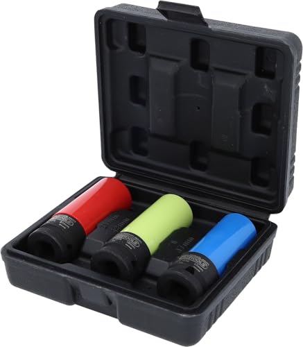 KS Tools 515.1070 1/2 Alu-Felgen Kraft-Stecknuss-Satz robust 3-tlg.