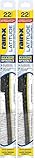 Rain-X 5079279-2 Latitude 2-In-1 Water Repellent Wiper Blades, 22 Inch Windshield Wipers (Pack Of 2), Automotive Replacement Windshield Wiper Blades With Patented Rain-X Water Repellency Formula
