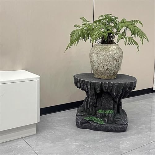 Support pour pots de bonsaï en résine sculptée haute qualité