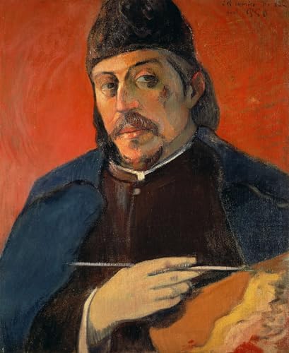 Toile Paul Gauguin autoportrait une affiche artistique vibrante pour emouvoir vos invites