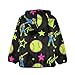 KLL Fashion Baseball Green and Black Toddler Fleece Jacket with Hood Navy Blue Baby Boys Hoodie abrigos de invierno