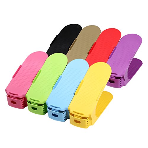 Porta-scarpe regolabile per 8 paia di scarpe. bunt...