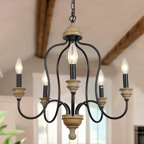 Anqianyue 5-Lights French Country Chandelier cover
