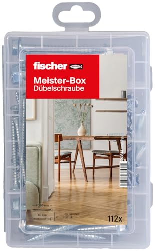 fischer Profi-Box de 112 vis à tête fraisée pour tous vos assemblages