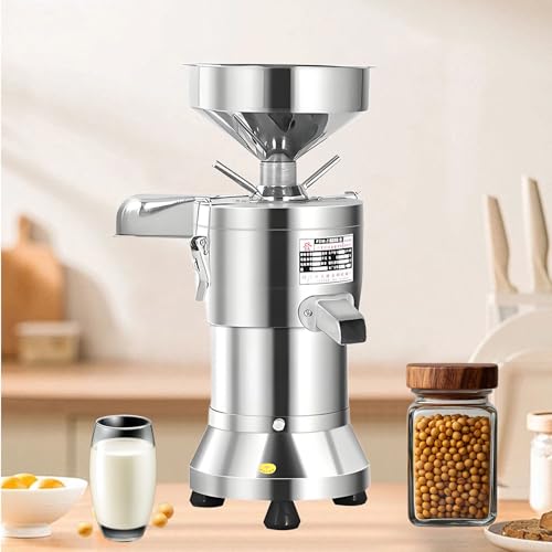 Mofgoe Licuadora Comercial de Leche de Soja con separación de escorias, eficiente y automática, 25 kg/h, para restaurantes, comedores y pequeñas instalaciones de procesamiento de Alimentos