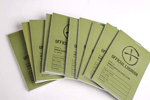 10 Piezas Geocaching Logbook 115 x 80 mm Cover