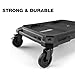 ToughBuilt 4-Wheel Cart, Tool Box Dolly for StackTech Toolboxes and Organizers - Heavy-Duty Rolling Base with Locking Casters, Tie-Down Points and Automatic Lock System