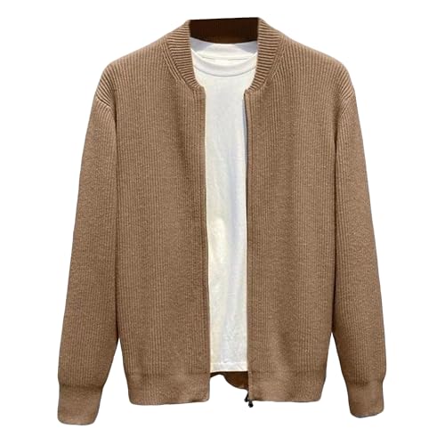 Cardigan d'hiver pour homme chaud zippé contre le froid