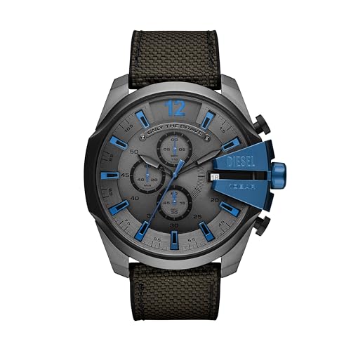 Diesel Herren Chronograph Quarz Uhr mit Nylon Armband DZ4500