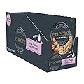 Encore 100% Natural Wet Cat Food Tuna Fillet with Prawn in Broth (Pack of 16 x 70g Pouches)