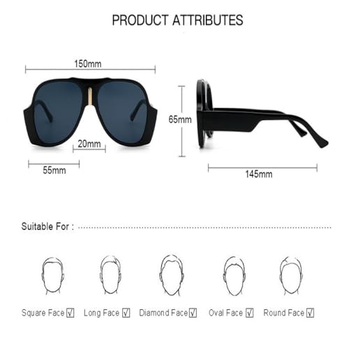 Lunettes de soleil carrées pour vos sorties estivales et terrasses ensoleillées - 6