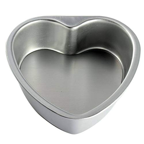 Eoocvt DANGAOMO-4 4Pcs Aluminium Heart Shaped Cake Pan Set Tin Muffin Chocolate Mold Baking thumb #3