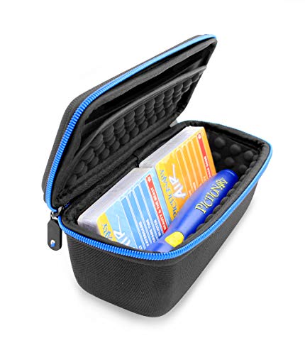 CASEMATIX Organizer Travel Case Compatible with Pictionary Air Pen and Card Game Decks, Includes Case Only