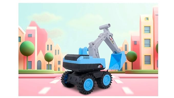 Image of Large SizeJCB Excavator Toy for Kids | 40cm Heavy Duty Construction Vehicle with Big Bucket & Moving Arm | Realistic Outdoor Digger Play Toy for (Multicolor)