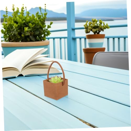 Corde en nylon brun et sac kraft Tofficu pour protéger vos compositions