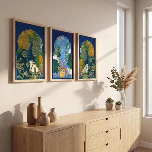 Image of NoWorries Wall decor paintings for living room - Wall frames for home decor /Wall hangings Home decor items - (Synthetic Engineered Wooden Frame) (MIN -2, 13x17 inches)
