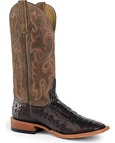 HORSE POWER Men's Nile Croc Western Boot Square Toe - Hp1070 Move