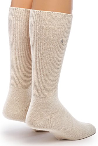 WARRIOR ALPACA SOCKS - Premium Baby Alpaca Wool Dress Socks For Men and Women(Off White Large)2