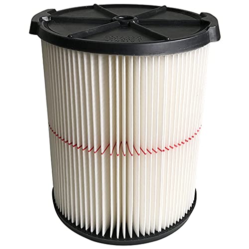 KLEAN AIR 38754 Cartridge vacuum filter fits for Craftsman - 009-38754 CRAFTSMAN CMXZVBE38754 Red Stripe General Purpose Wet/ Dry Vac for 5 to 20 Gallon Shop Vacuumsâ€”38754 (1pack)