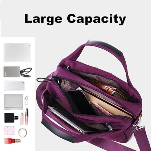 Soft Side Lightweight Underseat Tote Bag, Fashion Small Underseat Bag Light (Dark Purple)2