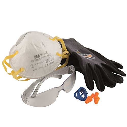 Preisvergleich Produktbild SECOTEC Sicherheits-Set für Renovierung / Hausbau / Werkstatt / Umbau / 6-teilig / hochwertige Markenprodukte