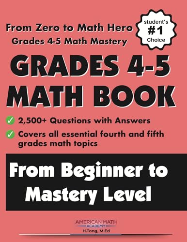 ELEMENTARY MATH ESSENTIAL PRACTICE WORKBOOK: GRADES 4-5