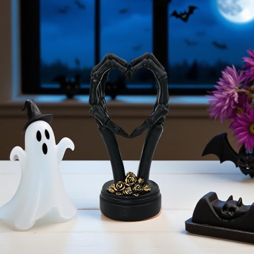 Statue Skull Couple Compacte, Déco Originale pour Rompre la Monotonie - 4