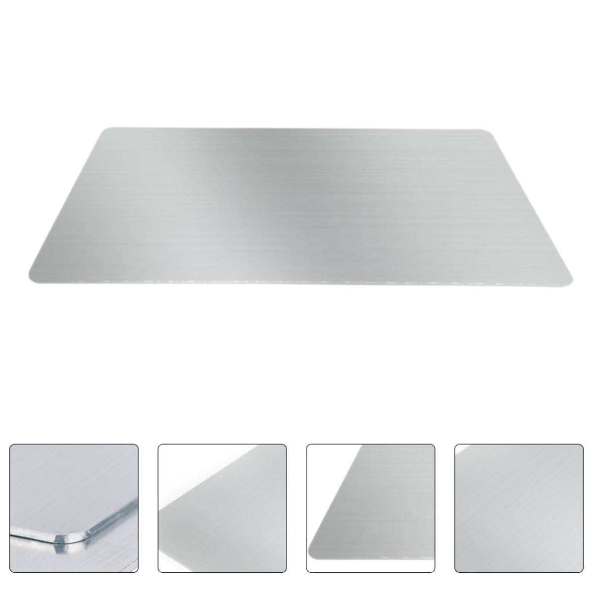PLAFOPE Kühlmatte für Haustiere 50x30cm Aluminium Wärmeableitendes Kühlpad für Kaninchen und Hunde Sommer Einsatz Bissfest und Leicht Zu Reinigen
