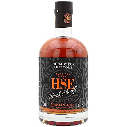 HSE RHUM VIEUX AGRICOLE BLACK SHERIFF AMERICAN BARREL MARTINICA 70 CL