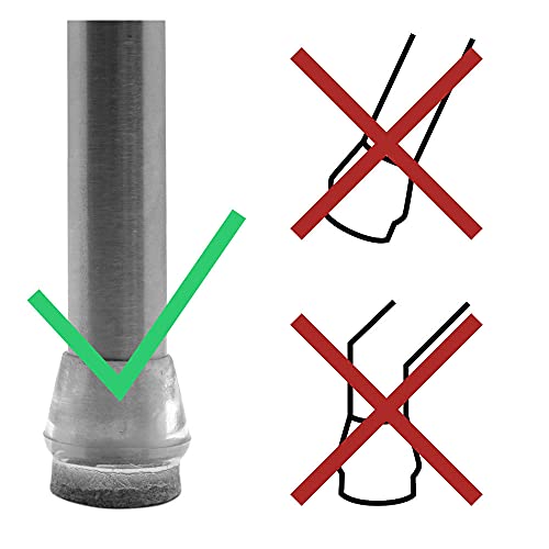 GLEITGUT 4 x coprisedia con superficie in feltro