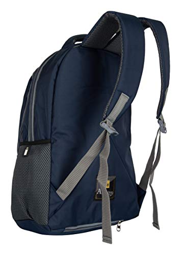 Half-Moon-35-L-Waterproof-LaptopCollegeSchoolOffice-Bag-Backpack-for-Men-Women-Boys-Girls-with-Rain-Cover-Navy