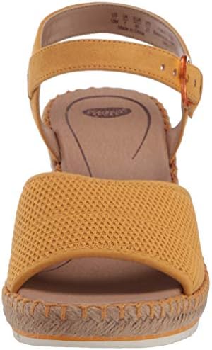 Dr. Scholl's Shoes Women's Valet Ankle Strap Sandal, Gold Yellow, 11 | Image 1