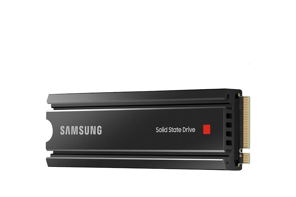 SAMSUNG 980 PRO SSD with Heatsink 2TB PCIe Gen 4 NVMe M.2 Internal Solid State Hard Drive, Heat Cont