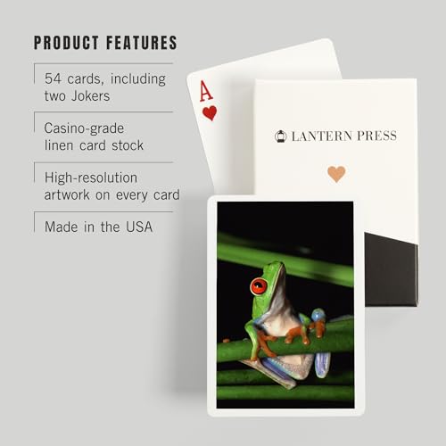 Baraja de cartas Tree Frog póker 52 piezas miniatura 3