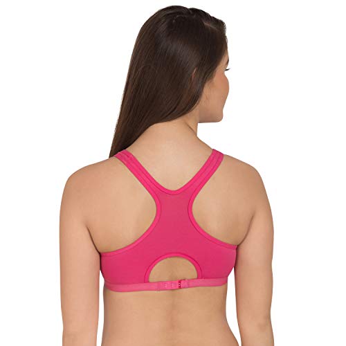 Image of Tweens - Lightly Padded Sports Bra - Racer Back - Wirefree - Full Coverage - Seamless Bra