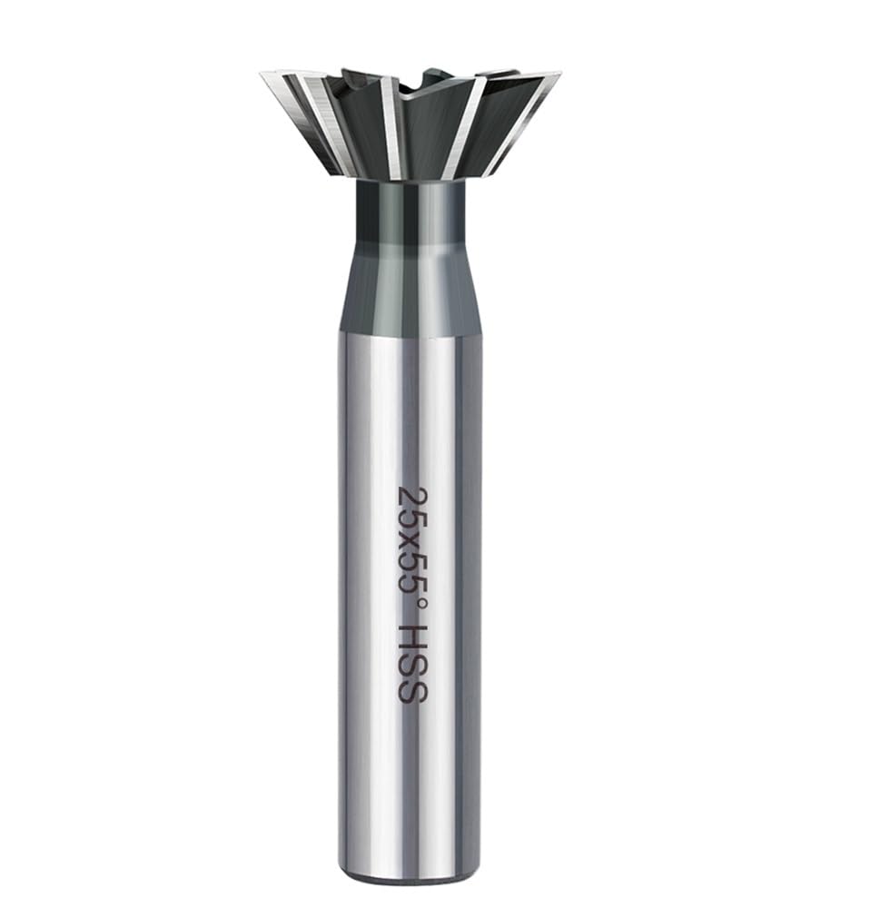 1 szt. 45/55/60 stopni HSS frez do jaskółczego ogona 10-60 mm trzpieniowy prosty CNC(1pc 25x60Degrees)