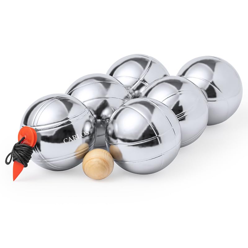 Juego de Bolas de Petanca Personalizadas con Nombre Grabado