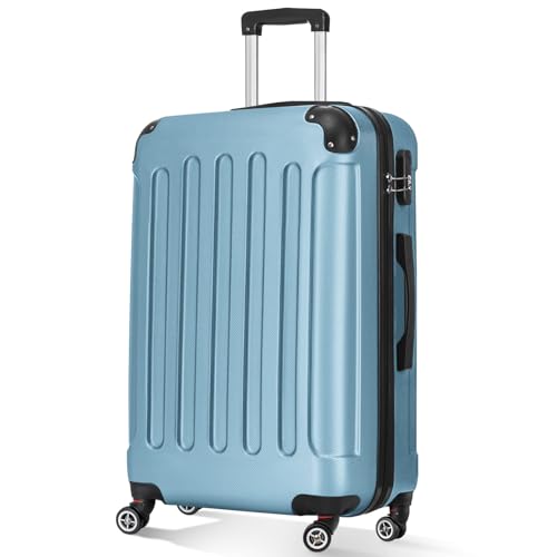 Maleta Grande 66x46.5x27.5 ABS, Maleta de Viaje para Hombre y Mujer, Juegos de Maletas Medianas con Ruedas, Maletas American Tourister Style