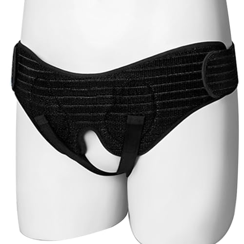 Faja para Hernia Ajustable para Hombre Color Negro Talla Large