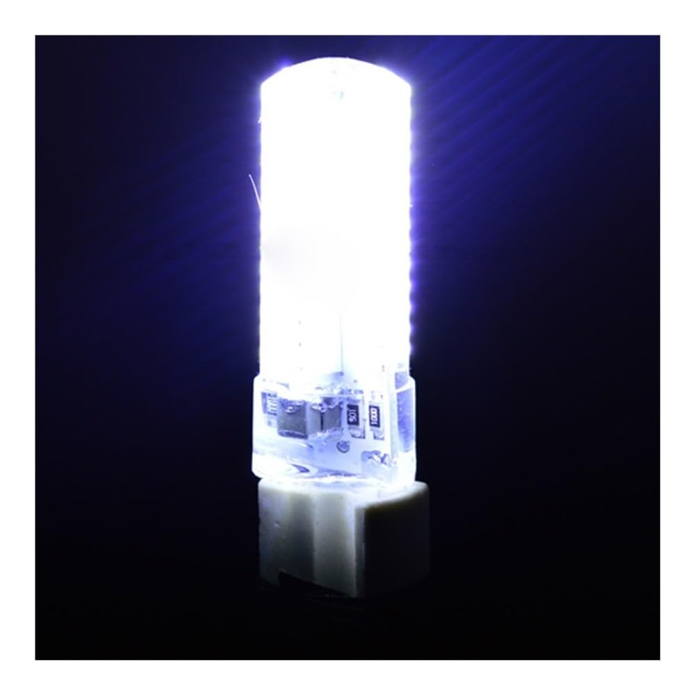 RZL Lighting, Paquet de 20, Petite Ampoule LED de maïs AC220V E14 5W 72LED-2835SMD LED à Gradation(Cold White)