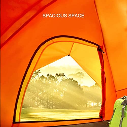 Carpa automática para camping 3-4 personas con dos puertas y 4 ventanas de malla miniatura 3