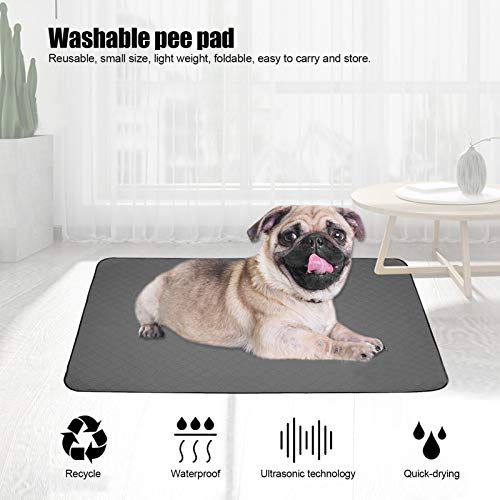 Almofadas laváveis ​​para xixi de cachorro Glomora, almofadas reutilizáveis ​​antiderrapantes para c