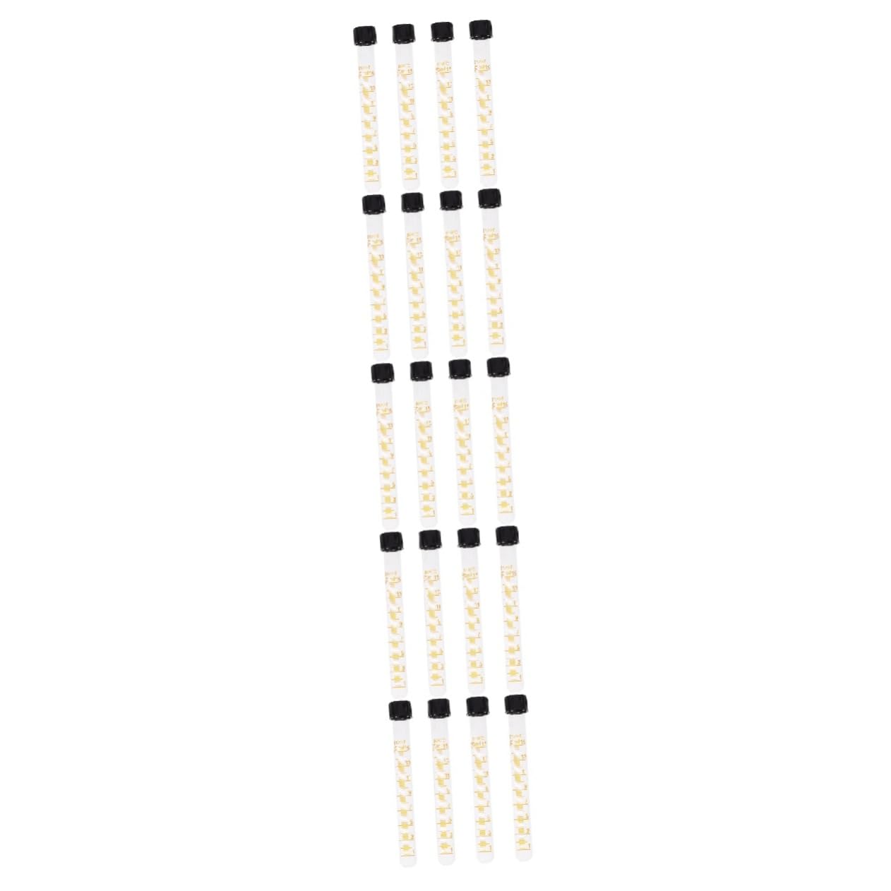 iplusmile 20 Piezas Tubo De Centrífuga De Vidrio De Tubo Centrífugo Tubo De Centrífuga De Prueba Tubo De Almacenamiento De Líquidos Tubo De Ensayo De Vidrio Tubos De Centrífuga
