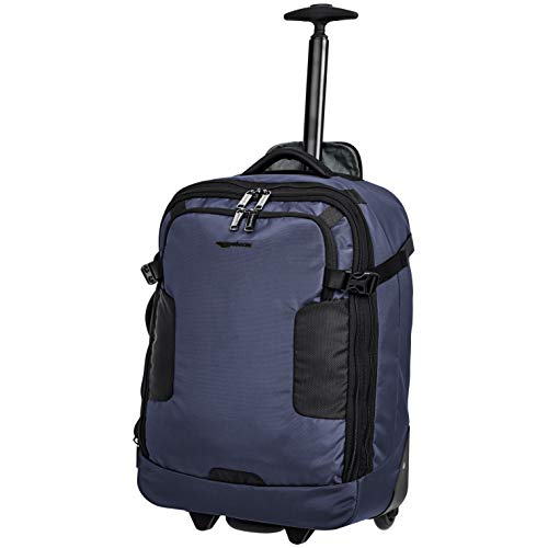 Amazon Basics Mercer Wheeled Duffel, Blue