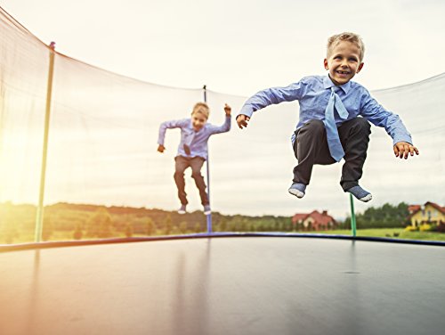 Trampoline Pro 11' x 11' Square Replacement Mat with 84 Rings | Only fits a Skywalker STSC13BC 13 ' x 13 ' Trampoline Frame | Has 90 Degree Edges NOT Rounded Edges | Springs not Included - Thumbnail 3