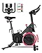 Superun Exercise Bike for Home Use Spin Bike with Adjustable Magnetic Resistance, Stationary Bike with LCD Display and APP, 136 kg Weight Capacity